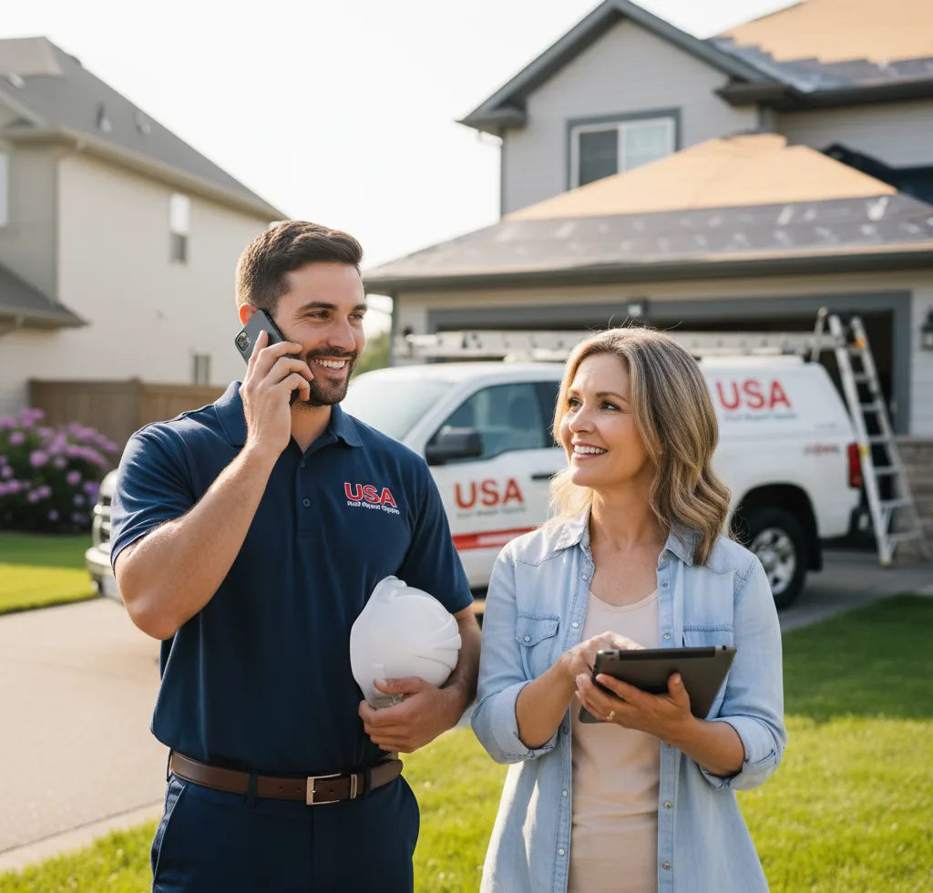 USA Roof Repair Experts customer support in North Aurora